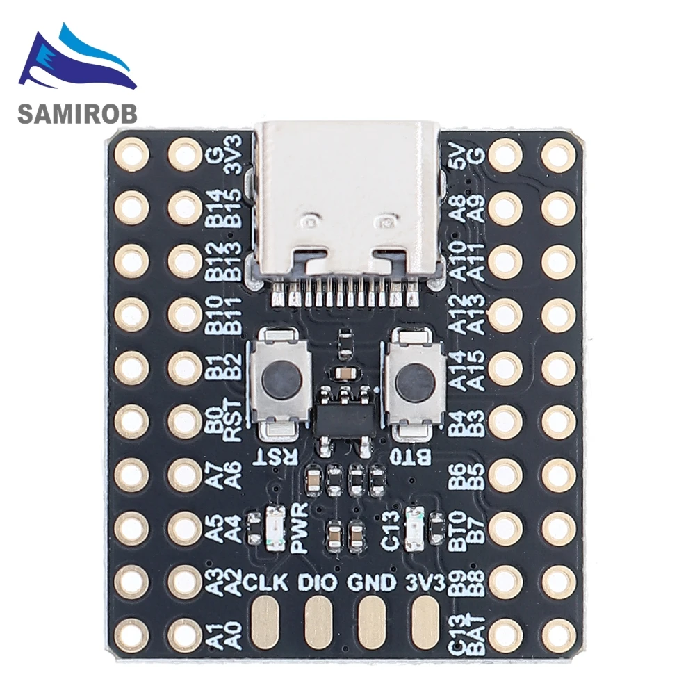SAMIROB Mini STM32F103C8T6 CH340 Board Original Microcontroller Development ARM Core Correx-m3 Architecture Minimum System Power