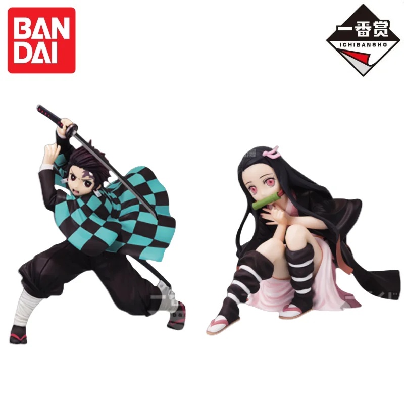 

В наличии Bandai Original Ichiban Kuji Demon Slayer Tanjirou Nezuko Фигурка Модель Куклы Совершенно новый гараж в штучной упаковке