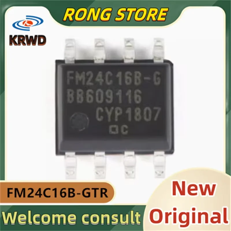 (10PCS) FM24C16B-G  FM24C16B-GTR FM24C16B 24C16B SOP8 New and Original Chip IC