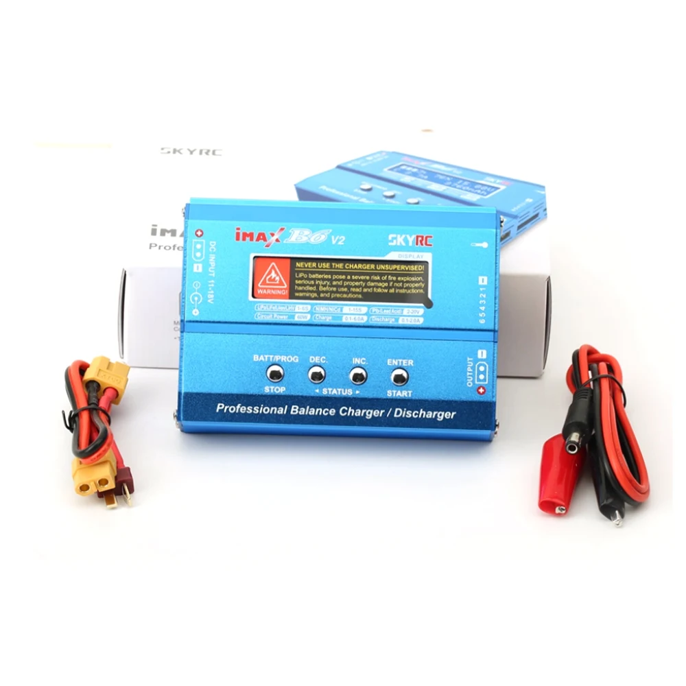 NEW SKYRC IMAX B6 V2 6A 60W Balance Charger Discharger For NiMH NiCD Li-ion Battery Charger for Mavic/Inspire Battery