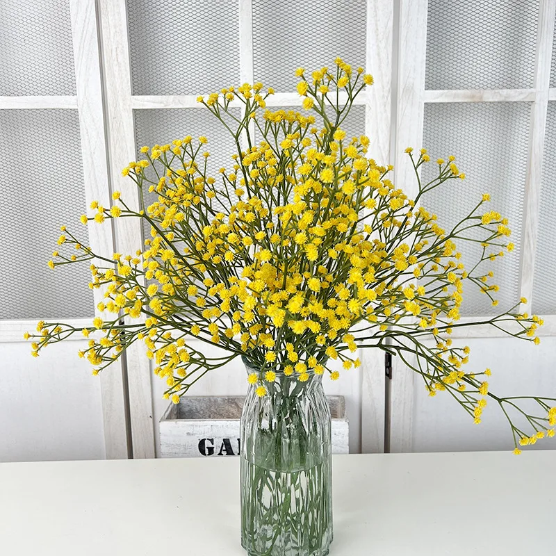 108 رؤساء 60 سنتيمتر الطفل التنفس زهرة اصطناعية البلاستيك الغجر سوفيلا زهرة باقة الزفاف الدعائم ترتيب ديكور غرفة المنزل