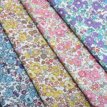 Liberty Besty yeni çok renkli % 100% pamuk Poplin 60S tasarım kumaş dijital baskı dikiş bez elbiseler etek çocuklar için tasarımcı