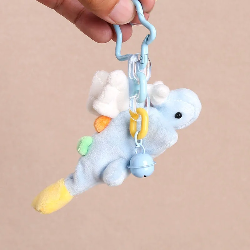 Cute Flying Dragon Plush Hanging Toys Small Pendant Multicolor Dinosaur Soft Stuffed Dolls Key Chain Decorative Hanging Ornament view 6
