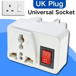 UK Plug Adapter Multi Socket With Main On/Off Power Switch AC250V 13A
