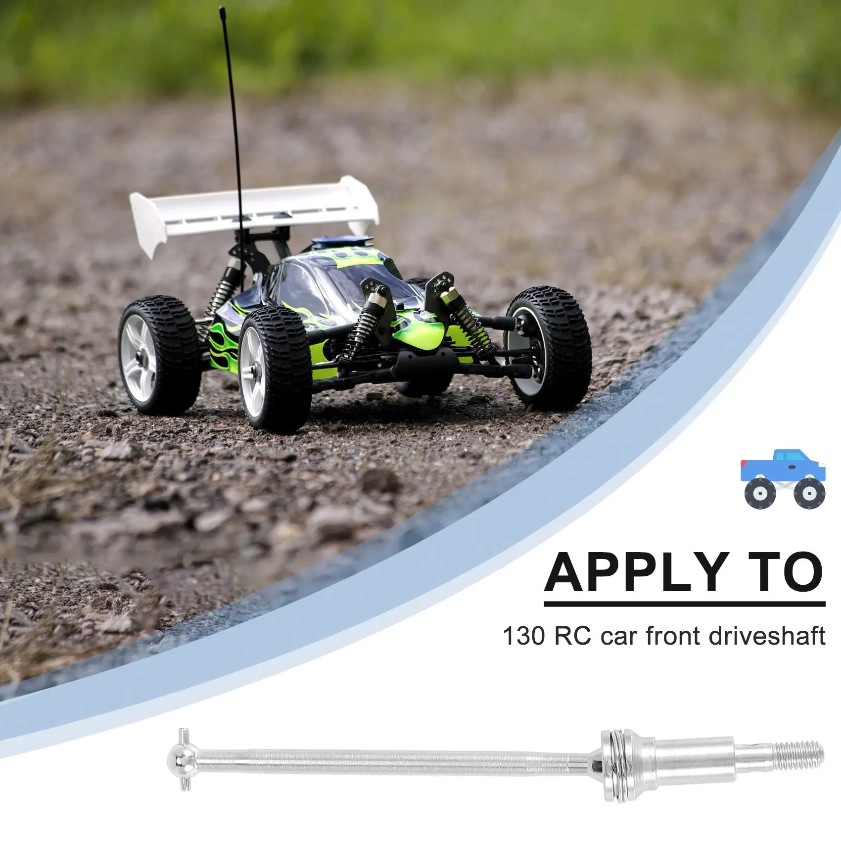 ODIES-RC Car Metalowy przedni zestaw wału napędowego CVD Akcesoria Części zamienne 30-WJ02 Do samochodu Hosim 9130 RC