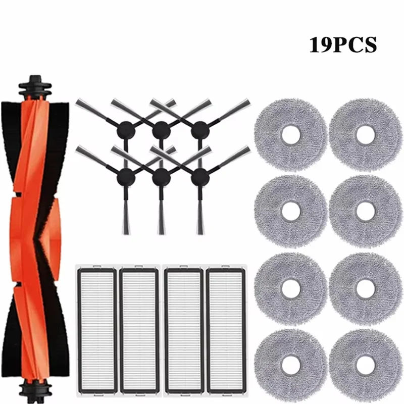 Summer Sale 19Pcs For Xiaomi Robot Vacuum Accessories For Xiaomi Robot Vacuum S10 Plus Vacuum Cleaner Parts