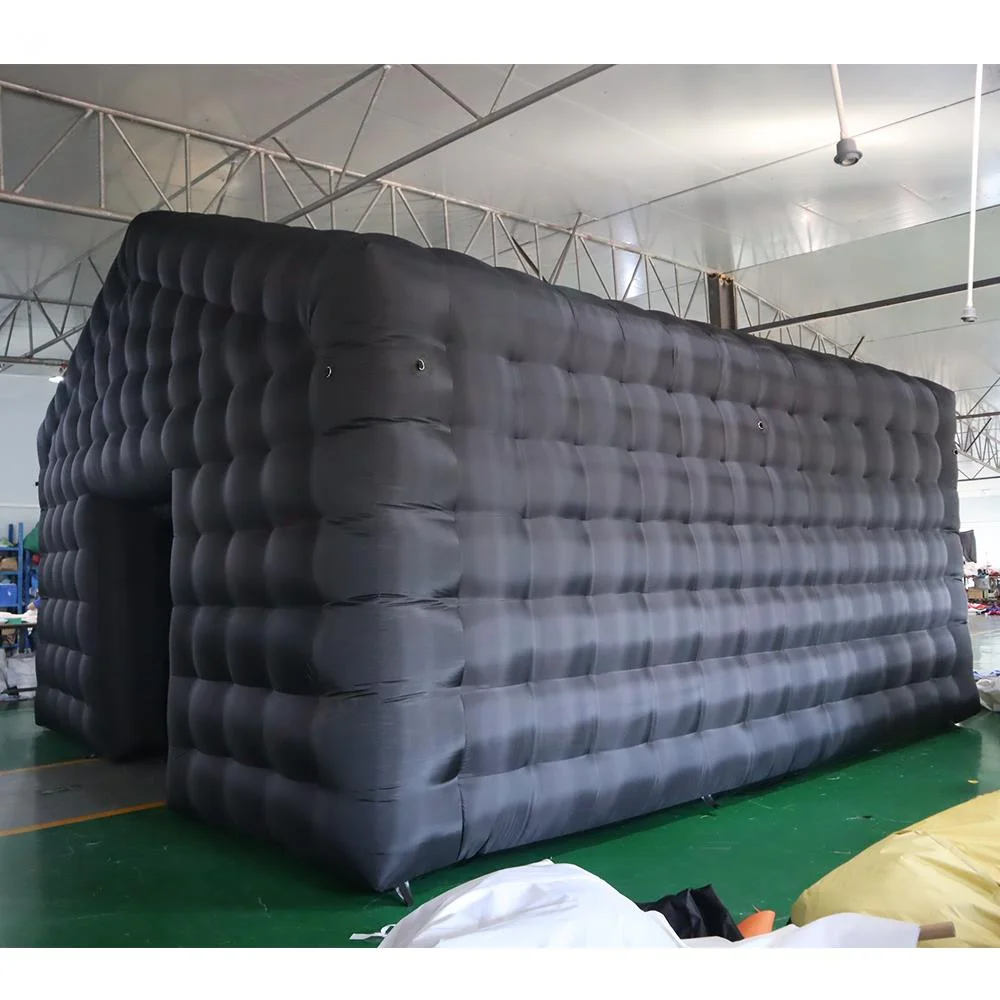 USA Promote Outdoor Activities 5x4m/6x4m Inflatable nightclub tent Commercial Black disco Cube Party Tent come with Blower