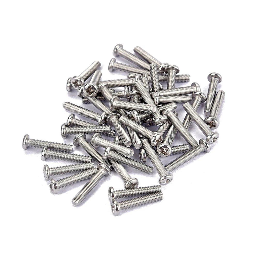 

50 PCS Bridge Saddle Screw Guitar Parts and Accessories Maintenance Screws Replacement