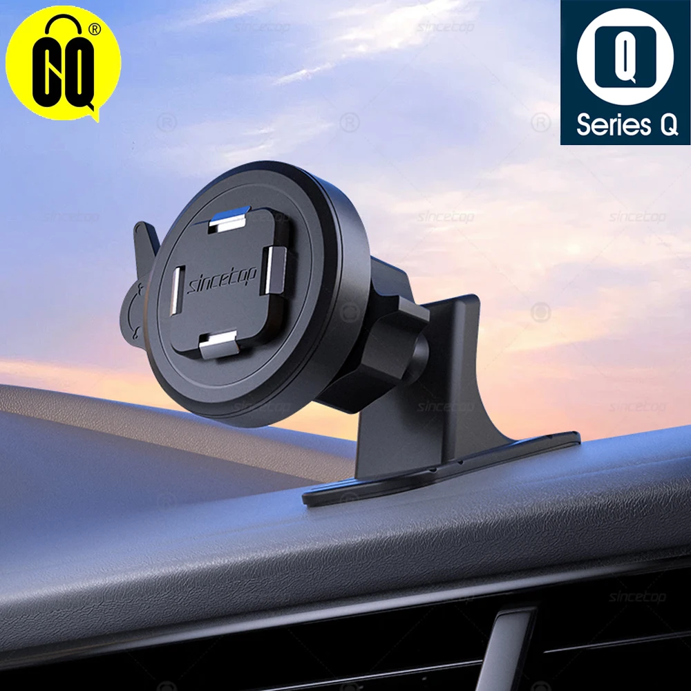

Universal Adhesive Car Phone Mount - 360° Rotatable Dashboard Holder for All Phones 4-7 Inch, No-Slip Free Design