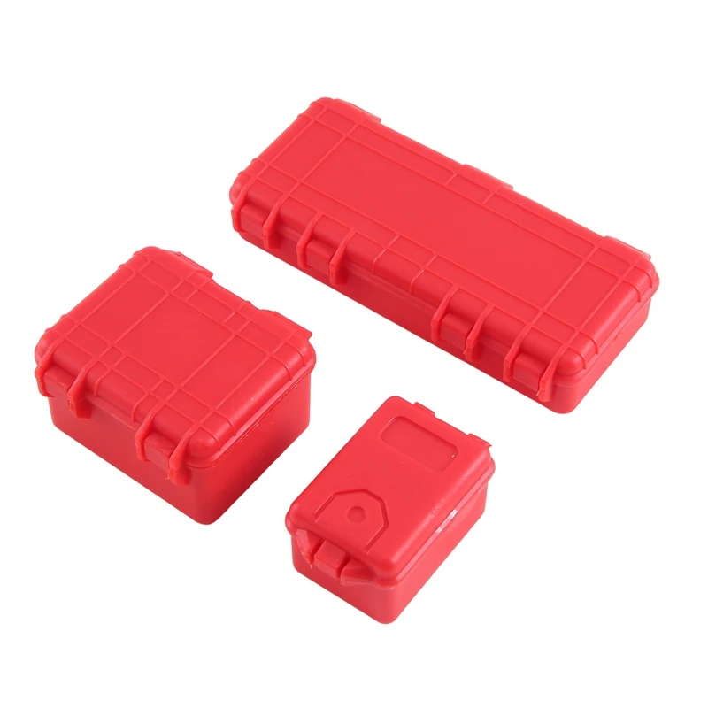 Maleta con decoración simulada Universal, pala de red para equipaje para TRX4 SCX10 90046 90047 RC, accesorios para coche