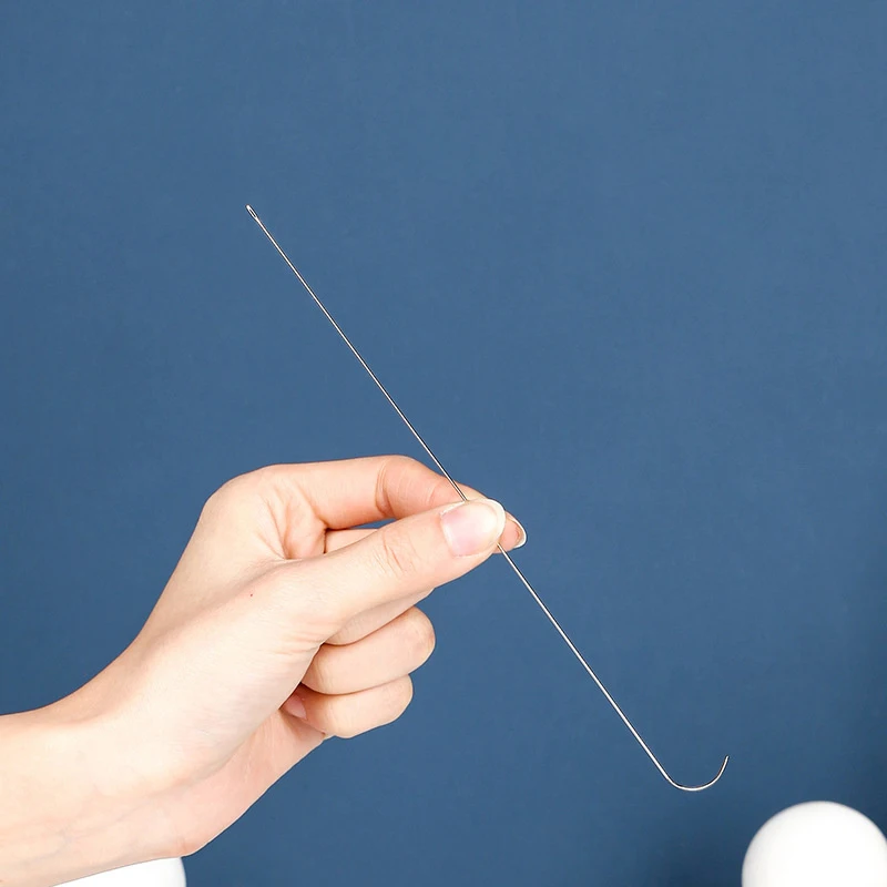 3pcs/set Curved Beading Needles Stainless Bead Spinner Needle Thin Bead Needles For DIY Craft Jewelry Making Sewing Supplies