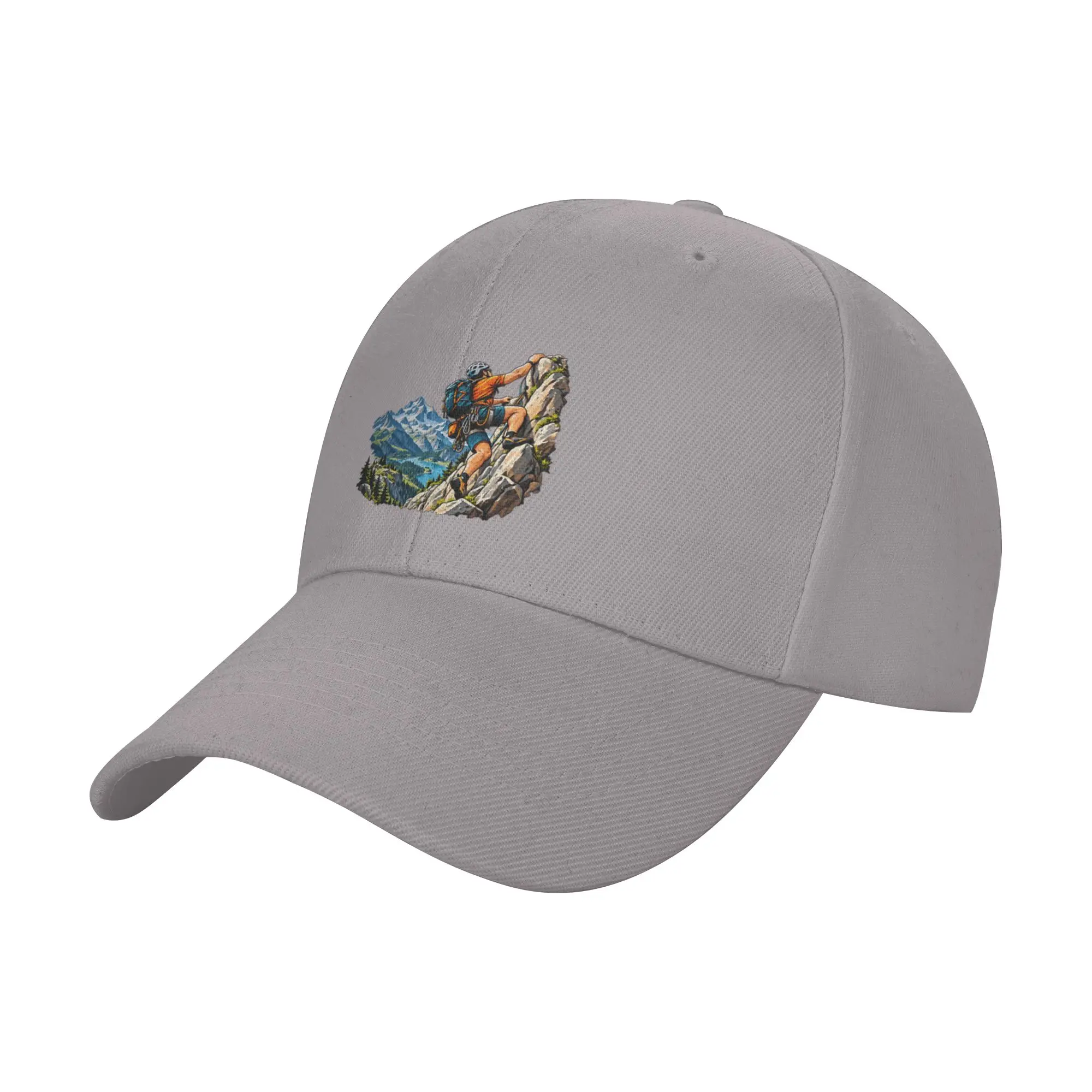 Hot Sale Rock climbing adventure for mountain climbers Baseball Cap  Outdoor Accessory Hat Women's  Skateboarding Hat Women's