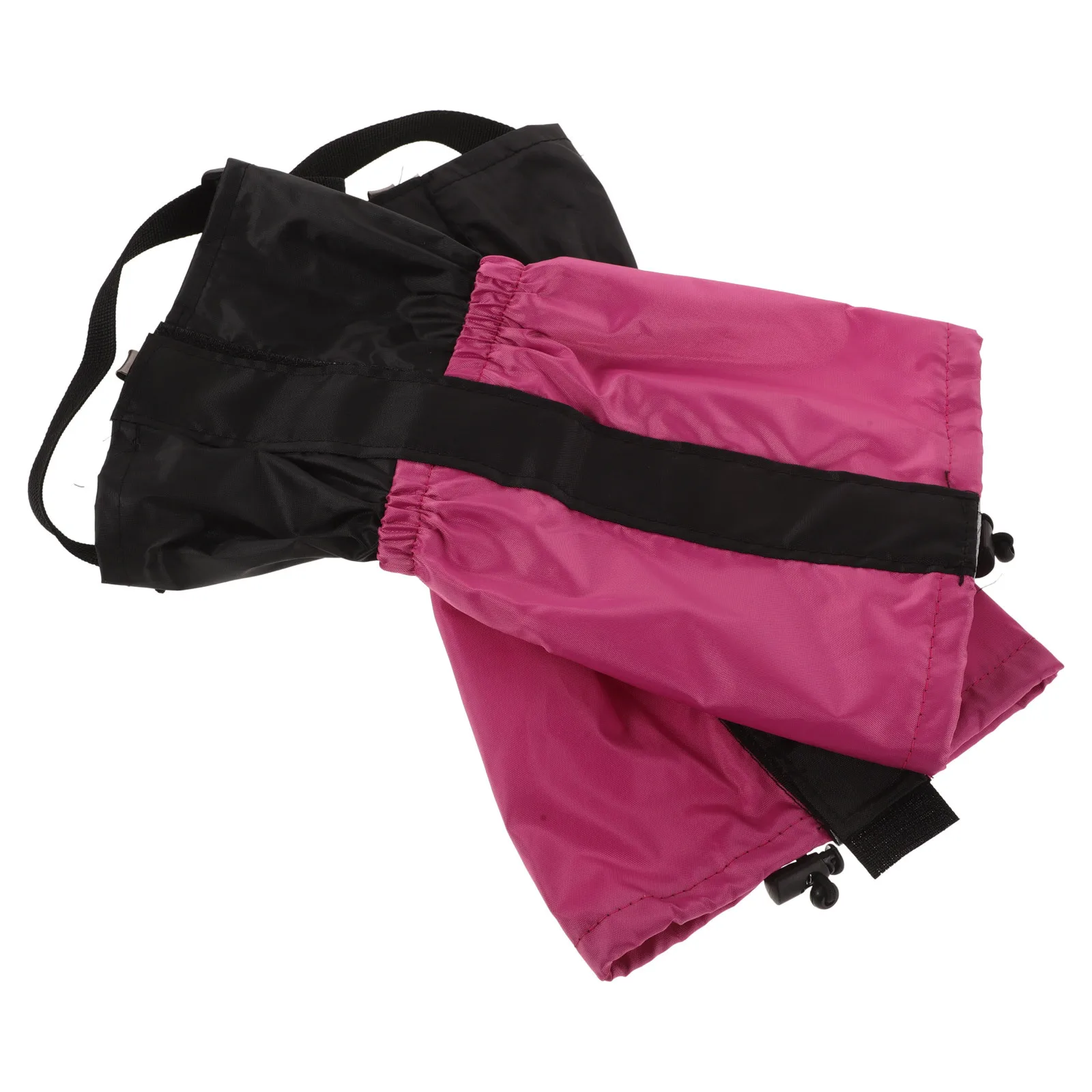 1 زوج مقاوم للماء المشي لمسافات طويلة الجراميق قابل للتعديل المطاط حزام القدم تسلق الأحذية الثلوج الطين حماية أنيق مريح دائم الساق