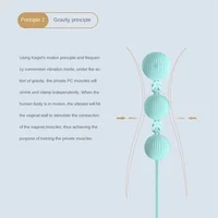 -A90Z 1Set Remote Control Vibration Flirting Egg Vibration Adult Products Female Vibration Smart Kegel Ball Kegel Ball - Image 2
