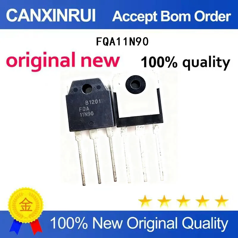 (5-100pieces)Brand new original FQA11N90 TO3P 11A 900V MOSFET chip IC, starting from one piece