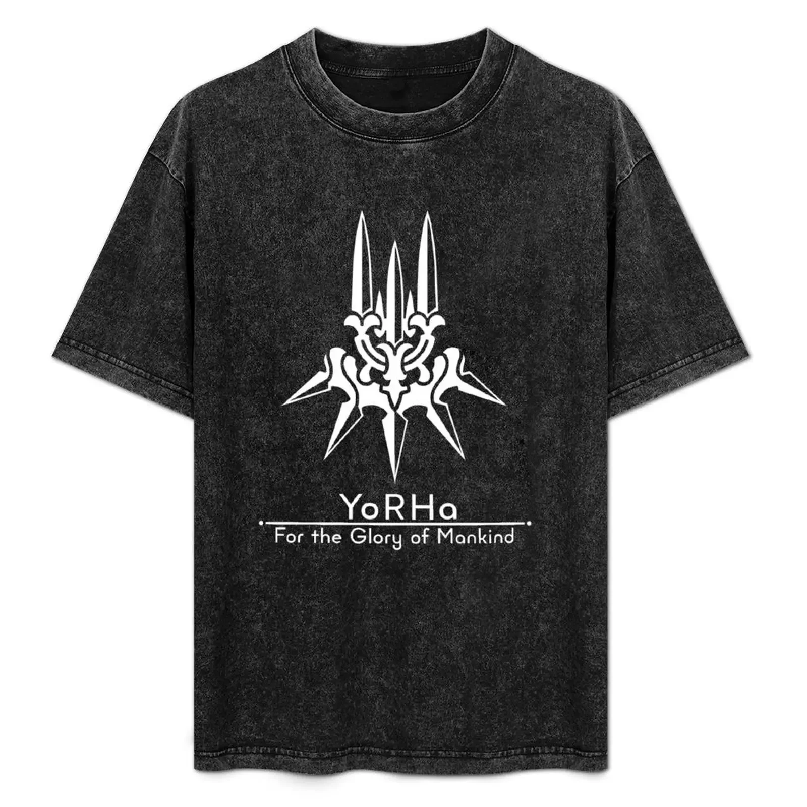 

YoRHa T-Shirt Aesthetic clothing customizeds croswit shirt man oversized plain t shirts men