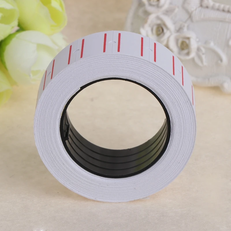 White Self Adhesive Price Label 500pcs/set Office Kitchen Printer Marking Sticker for Outdoor Traveling Mark