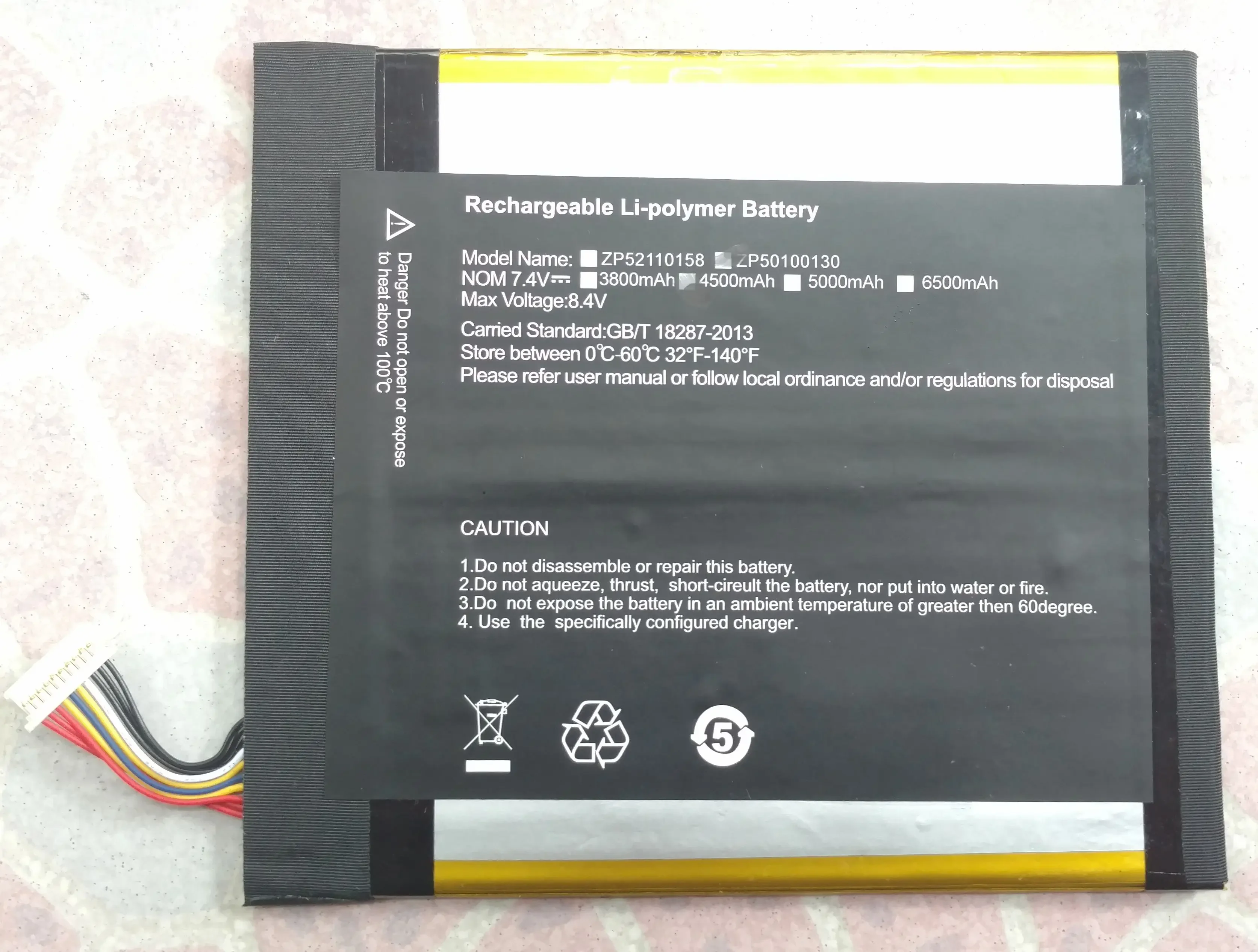 PIPO platinum W8 tablet battery BAT3861135