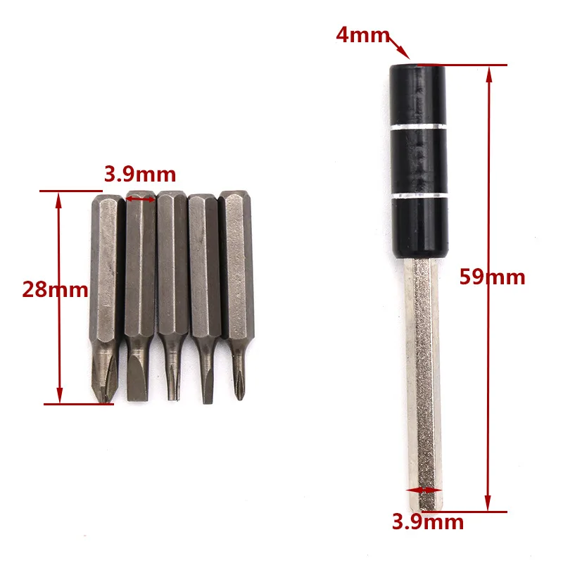 7pcs Set Hexagon Head Screw Driver Screw Driver Hex ScrewDriver Cross/Straight/Hex Head Tools Kit For RC Helicopter Car Supplies