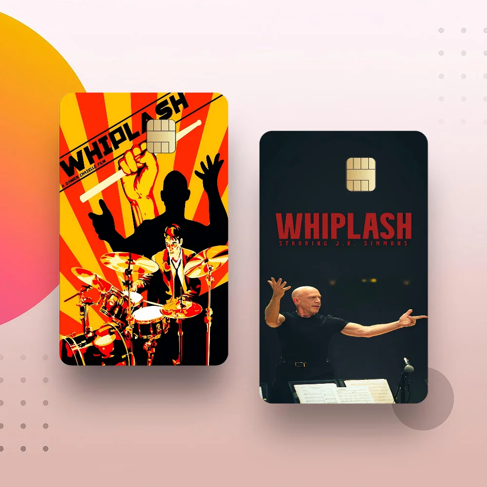 

Film Classic WhiplashCartoon Credit Card Skin Stickers For Bank Card Bus Metro Card Sticker Waterproof Women Gift