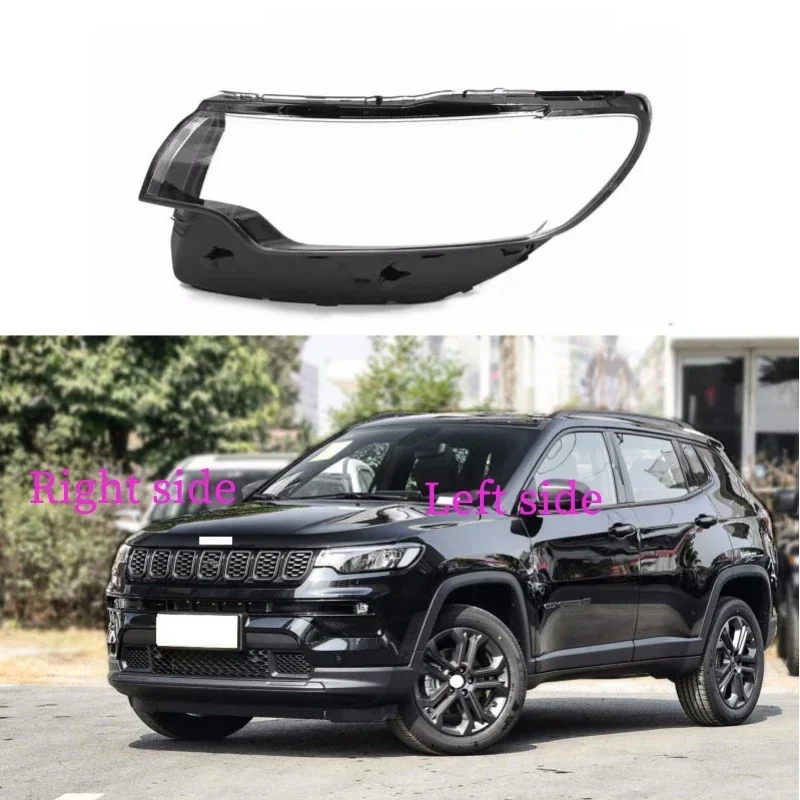 For Jeep Compass 2020 2021 2022 Car Headlight Shell Headlight Cover Headlamp Lens Headlight Glass Auto Shell Cover