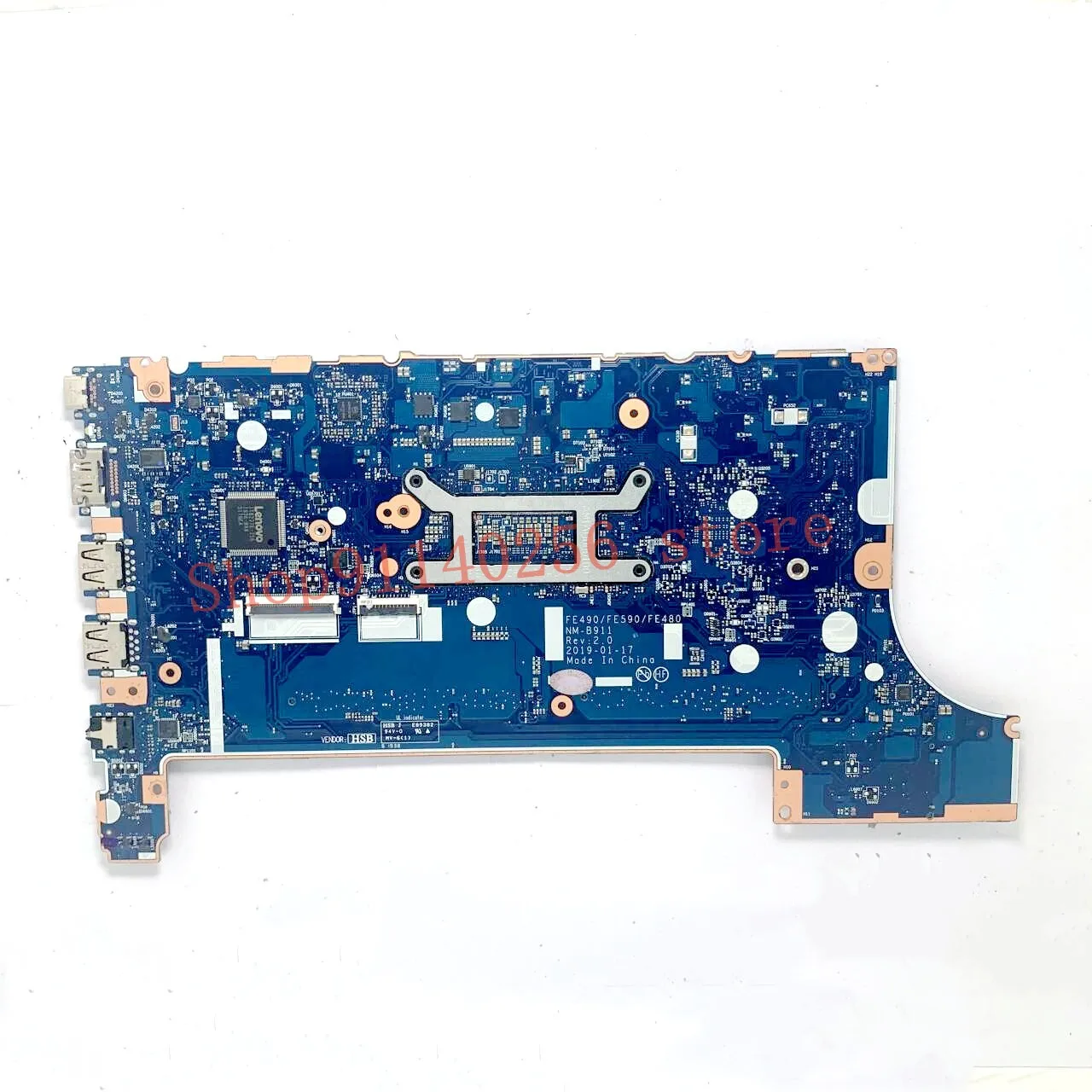 Imagem -04 - Placa-mãe Portátil para Lenovo Thinkpad Nm-b911 Mainboard E490 E590 I38145u I59265u Cpu 5b20v81836 5b20v80725 100 Testado