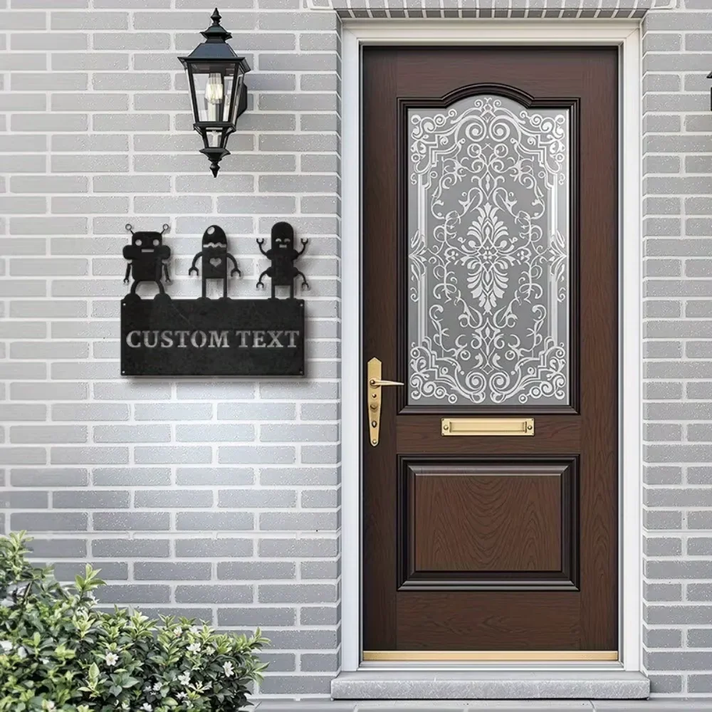 

Custom Iron Wall Decor Exclusive Custom Metallic Robot Wall Art. Futuristic Design. Sparks Imagination in Bedroom & Living Room.