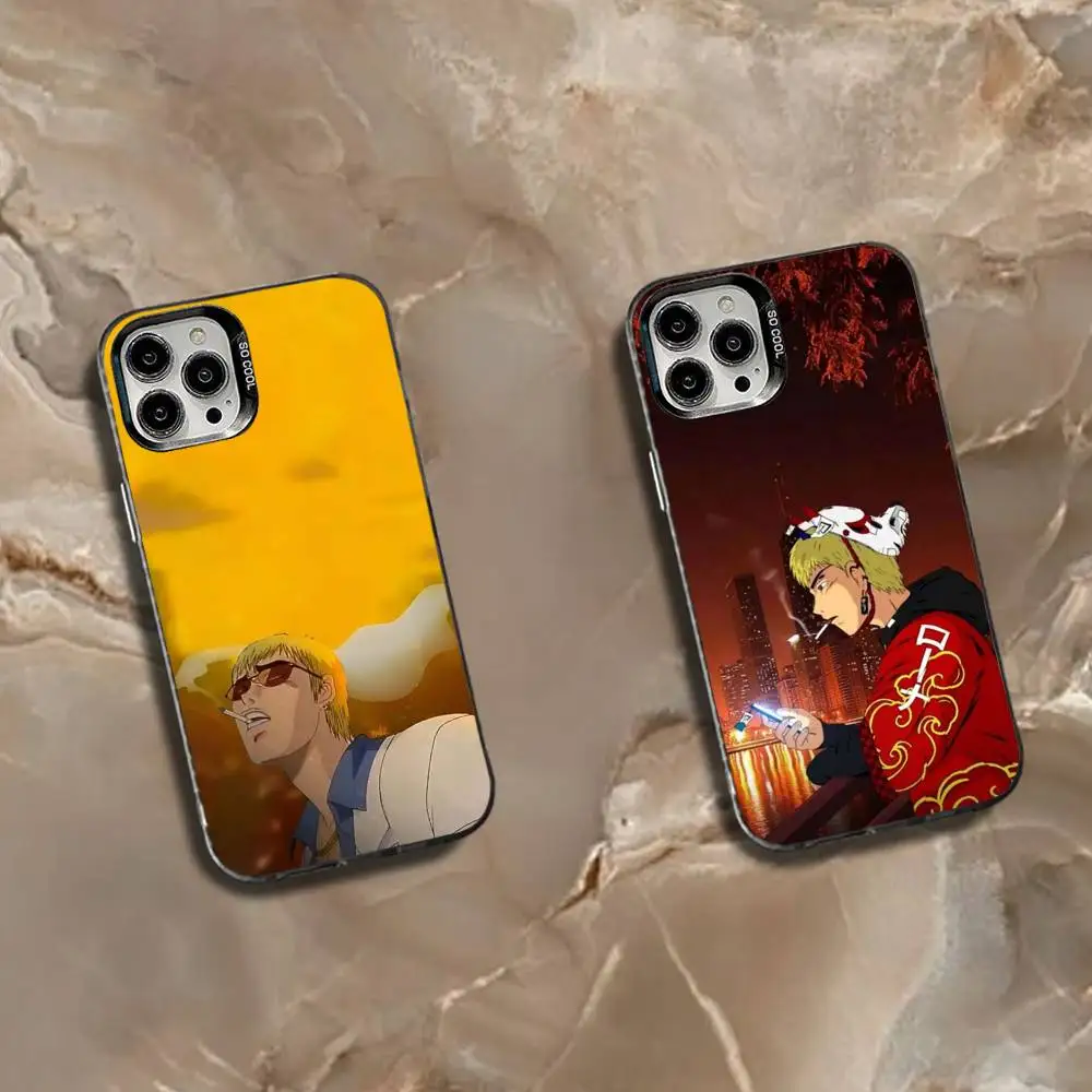 

GTO G-Great Teacher O-Onizuka Phone Case For iPhone 16,15,14,13,12,11,Mini,Pro,SE,MAX White Matte Shockproof Cover