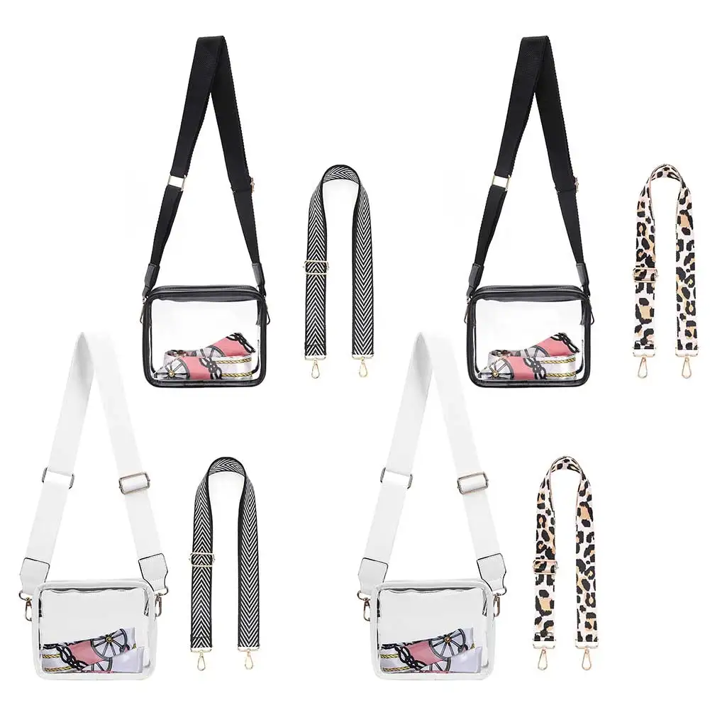 

Transparent PVC Crossbody Bag Simple Fashion Envelope Bag for Festival Games