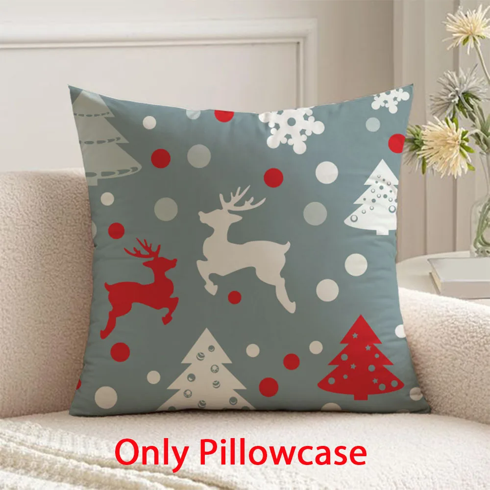 

Christmas Pillow cover fall decorative 45x45 cushions cover for pillow case winter decorative cushions
