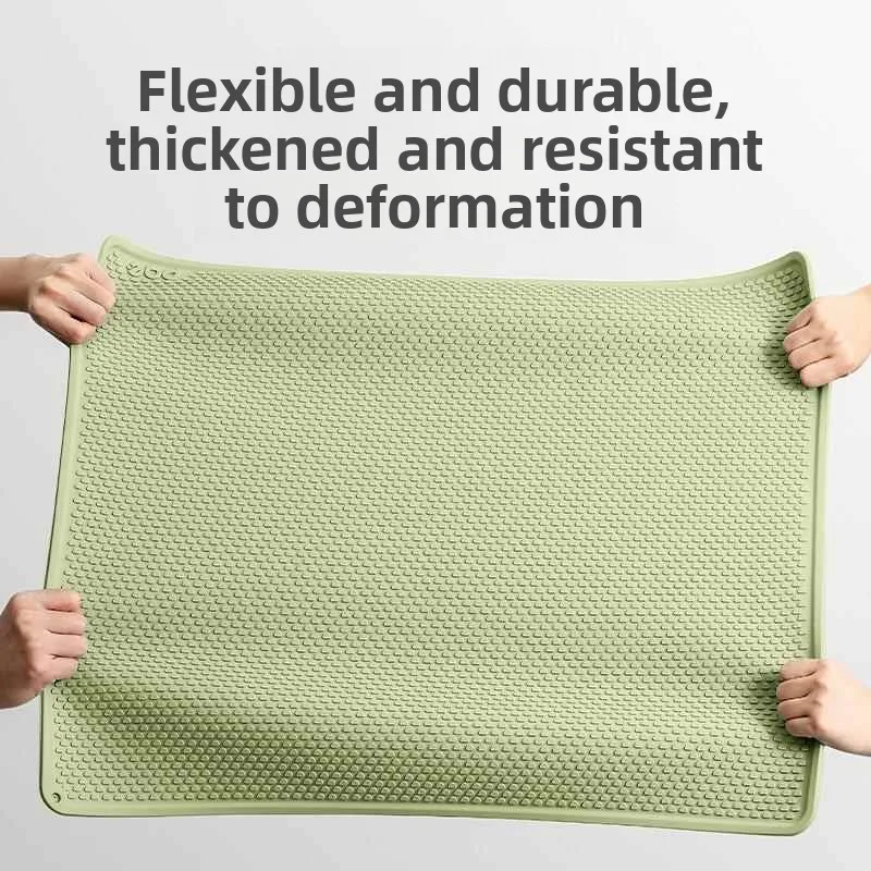 وسادة عازلة للحرارة من السيليكون المقاوم للحرارة العالية، حصيرة حماية لسطح المطبخ، حصيرة مضادة للانزلاق لطاولة الطعام PAE