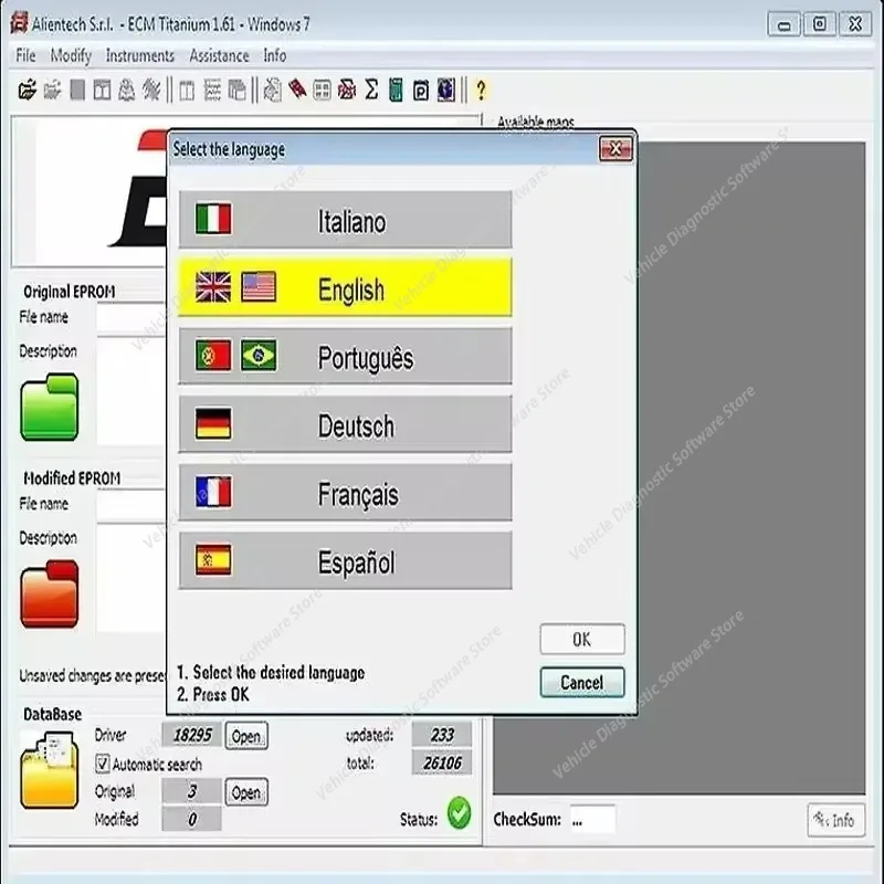 2026 Hot !ECM TITANIUM 1.61 With 26000 + Driver ECM 18259+ Drivers for ecu tool Send link or CD or USB windows10 Software