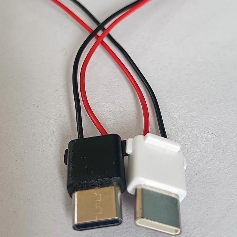 1/3/5/10 Stück Typ-C Stecker mit Widerstand Kondensator Typ-C Modifizierter Stecker für Mobiltelefon Powerbank Spezialanschluss C-Port – Detail 4