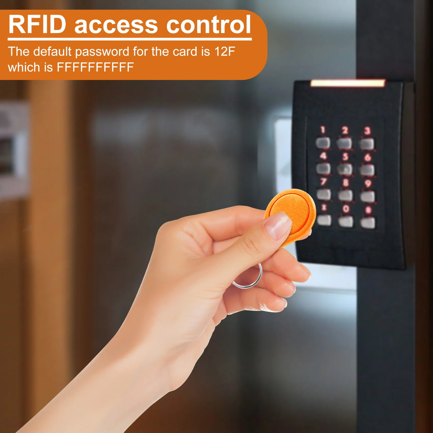 N82R 50Pcs UID 13.56Mhz Block 0 Sector Writable IC Card Clone Changeable Smart Keyfobs Key Tags 1K S50 RFID Access Control
