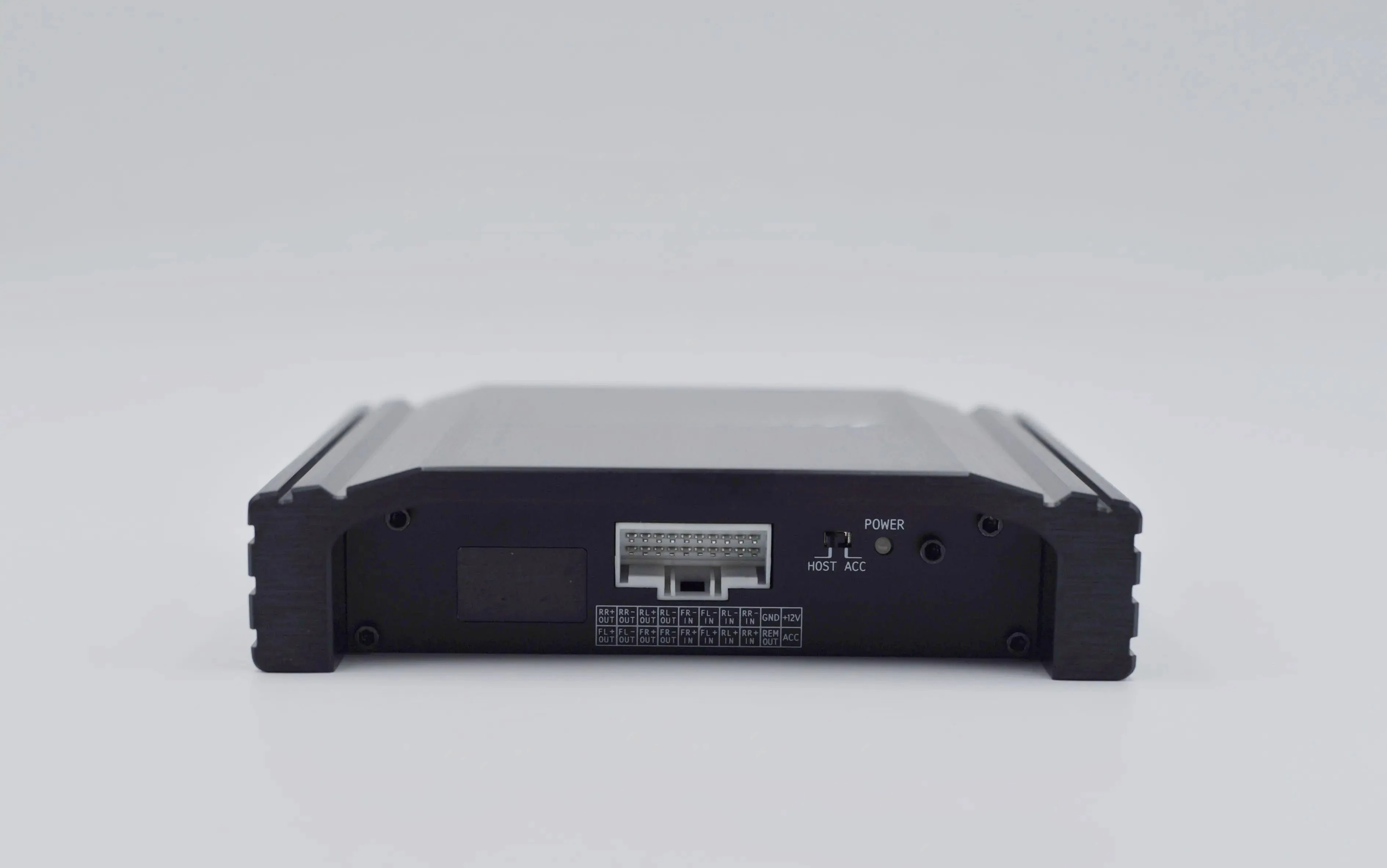 Car 6-channel audio RCA built-in 4-channel high level 15-segment power amplifier audio processor