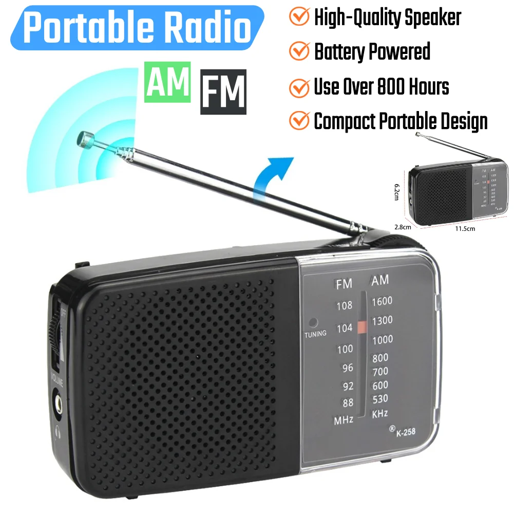 Am/Fm Compact Porta…