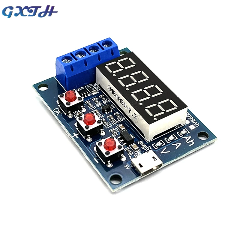 1.2V 12V 18650 ZB2L3 Battery Lithium Battery Capacity Tester Resistance Lead-acid Battery Capacity Meter Discharge Tester