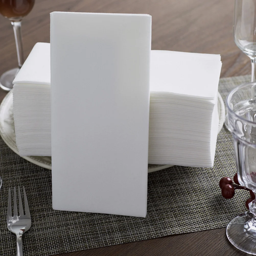

100pcs 40X30Cm Thick Paper Napkins Luxury Disposable Guest Towels For Wedding Party Dinner Banquet Bathroom Hand Towels Tabletop