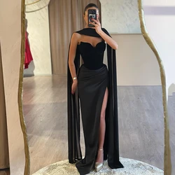 Thinyfull Black Prom Evening Dresses Sexy Mermaid Sweetheart Saudi Arabia Long Party Dress Formal Cocktail Prom Gowns Customized