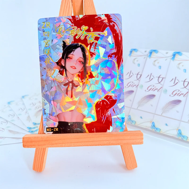 Anime Goddess Story Diy Color Flash Cards Emilia Kitagawa Marin Collection Cards Christmas Birthday Gifts Children's Toys - view 5
