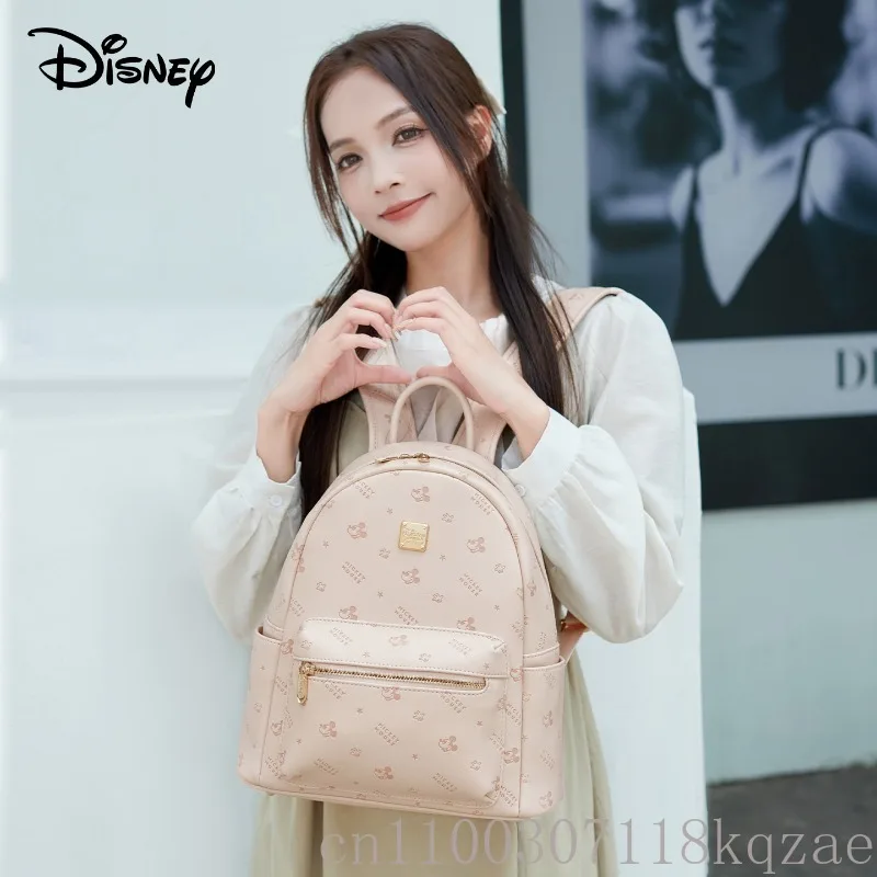 Disney Women Backpack Fashion Large Capacity Rucksack College Student Commuter School Bag