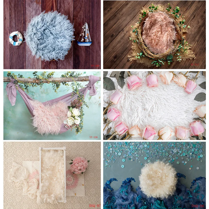 Fotografía de bebé recién nacido con Columpio de árbol y piel, telón de fondo Digital, cumpleaños, XSE-13 de estudio de cien días