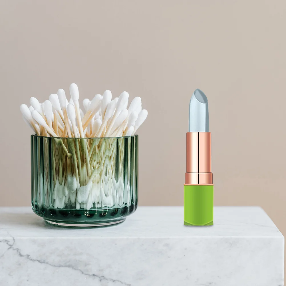 2Pcs Temperature changing Lipstick Aloe Moisturizing Gloss Plastic Beauty Tool Repair Dryness Cracks Hydrating Lip Balm Skincare