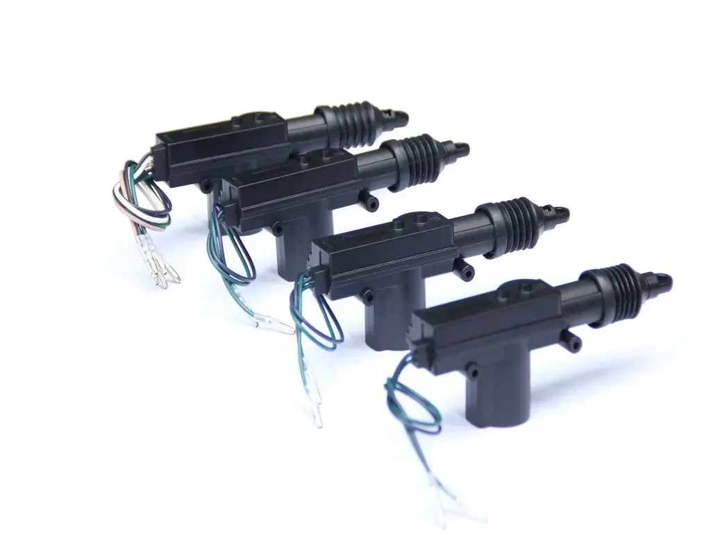 

12V Universal Car Central Control Lock with 4 Door Lock Actuators Rem ote Cont rol Keyles s Entry System SMT Locate Parking