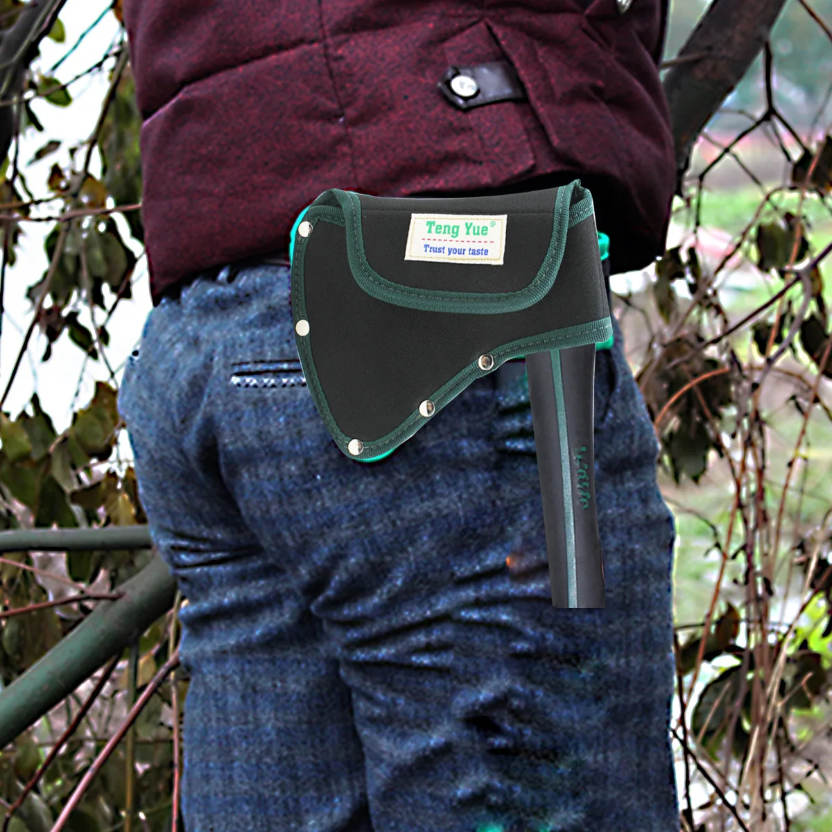 

Portable Axe Bag Zipper Slide Tool Storage Pouch Shoulder Hatchet Sports