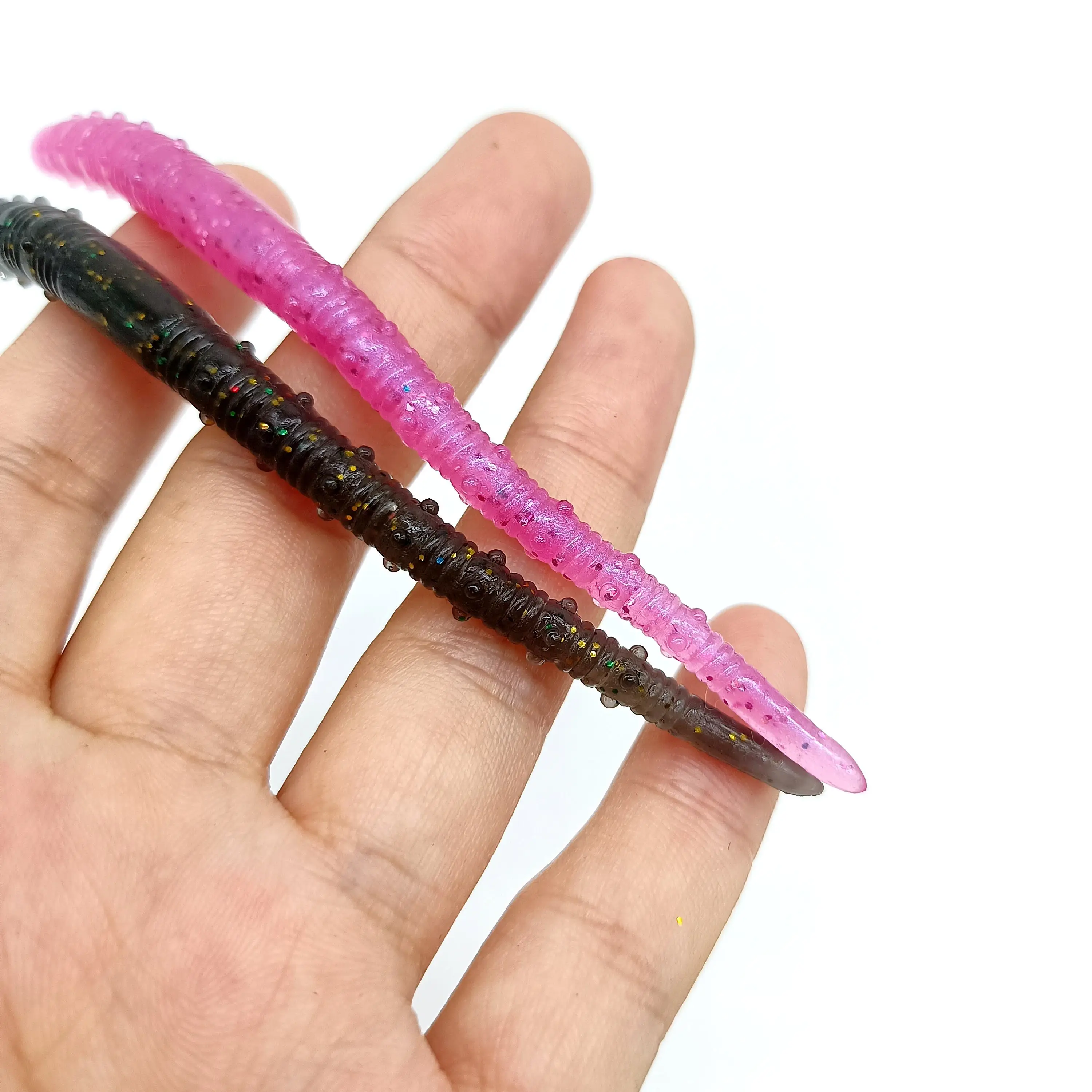 DUODUOYU 5PCS TPE Fishing Soft Lures 120mm 3.2g Artificial Worm Baits Silicone Fishing Lures crankbait Fishing Tackle