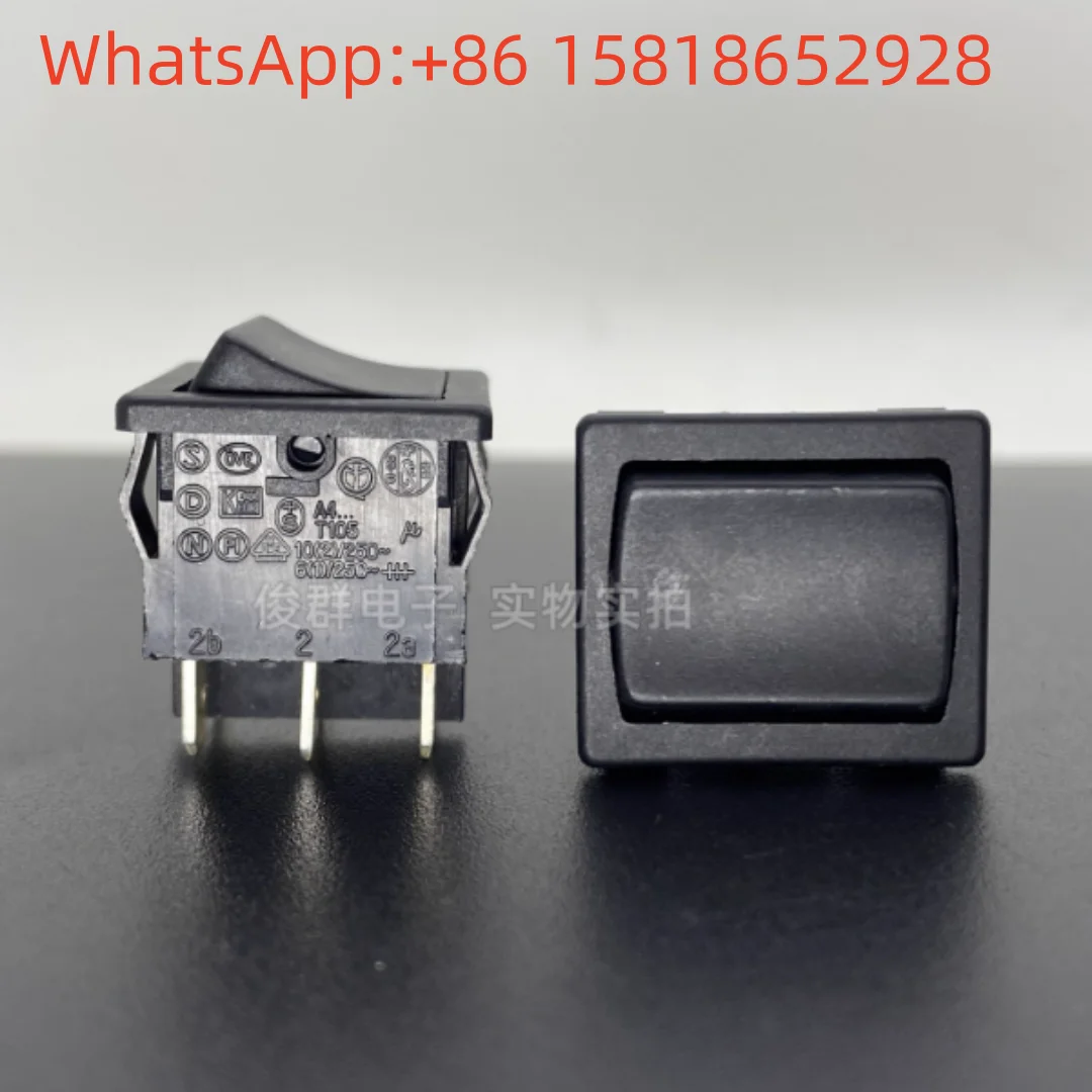 2pcs Everel Italy A4 rocker power switch button 6 pins 3-position reset 10A rocker boat-shaped button ITALY