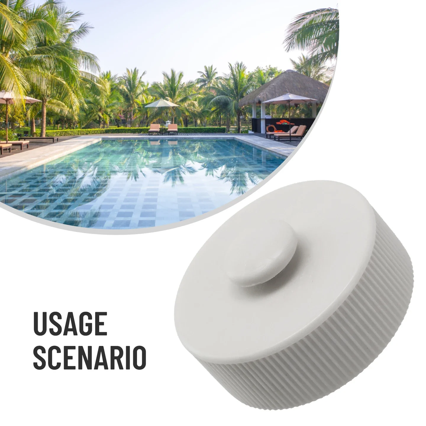 For Intex Screw Cap Replacement Part 10649 White Pool Drain Cap For Pools 42 Inches And Higher Pool Equipment & Parts