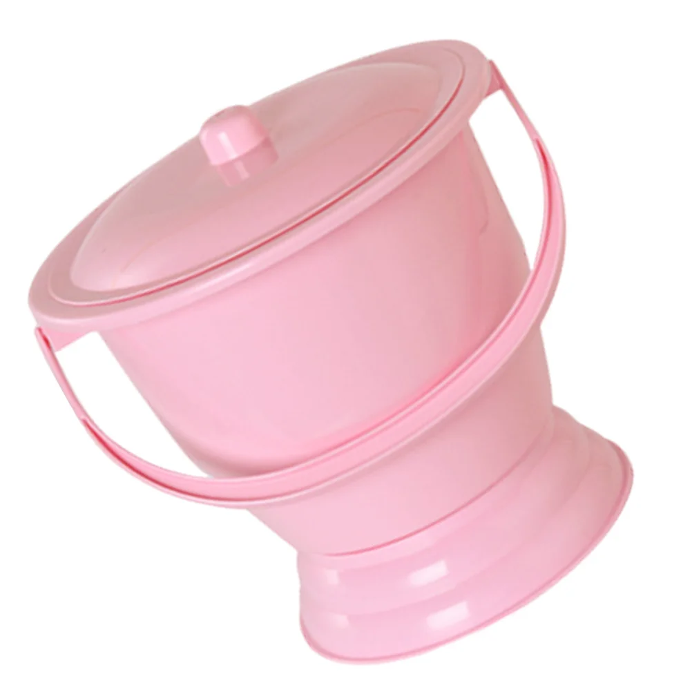 

Durable Plastic Chamber Pot Portable Urinal Bottle Easy Carry Handle Kids Toddler Baby Toilet Travel Car Camping Emergency