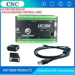 NVUM upgrade USB Mach3 CNC controller UC300 3/4/5/6 axis motion control board for CNC milling machine